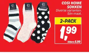 Dekamarkt COSI HOME SOKKEN aanbieding