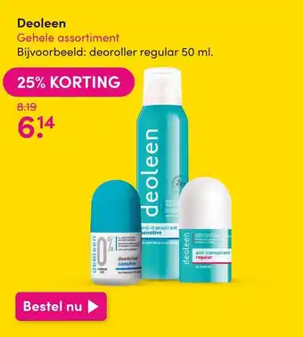 DA Deoleen Gehele assortiment aanbieding