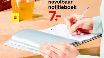 HEMA navulbaar notitieboek aanbieding