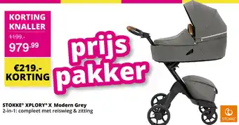 Baby & Tiener Stokke Xplory X 2in1 kinderwagen aanbieding