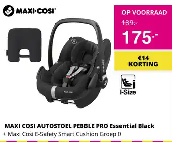 Baby & Tiener Maxi-Cosi Pebble Pro i-Size Essential black aanbieding