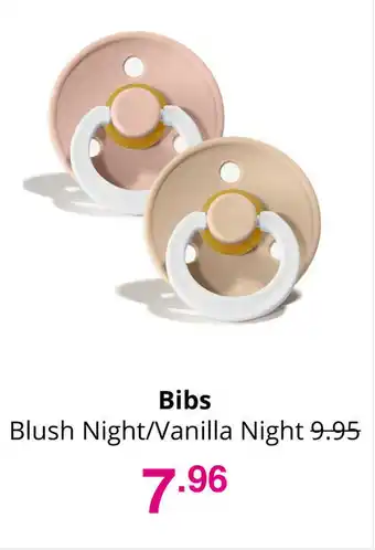 Baby & Tiener Bibs Fopspeen Blush night/Vanilla night aanbieding