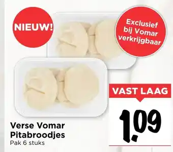 Vomar Voordeelmarkt Vomar Pitabroodjes 6st aanbieding