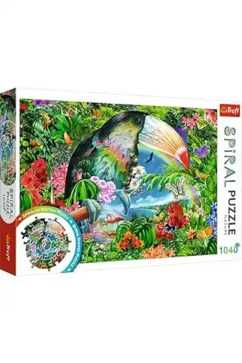 Amazon Trefl, puzzel, tropische dieren, 1040 elementen, spiraalvormige puzzel, topkwaliteit, voor volwassenen en kinderen vanaf 12 j aanbieding