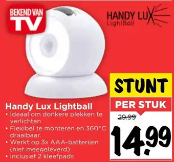 Vomar Voordeelmarkt Handy Lux Lightball aanbieding