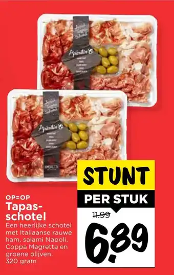 Vomar Voordeelmarkt Tapasschotel 320g aanbieding