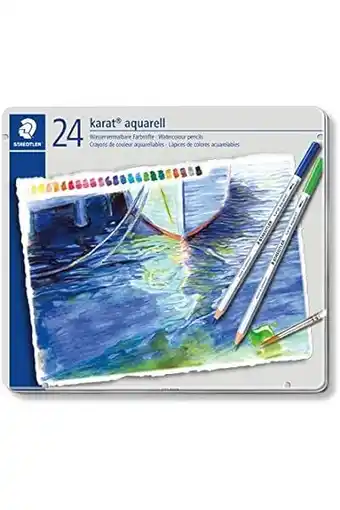 Amazon Staedtler - karaat aquarel kleurpotloden, waterschilderbaar aanbieding