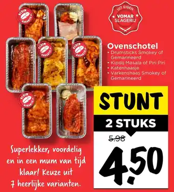 Vomar Voordeelmarkt Ovenschotel 2st aanbieding