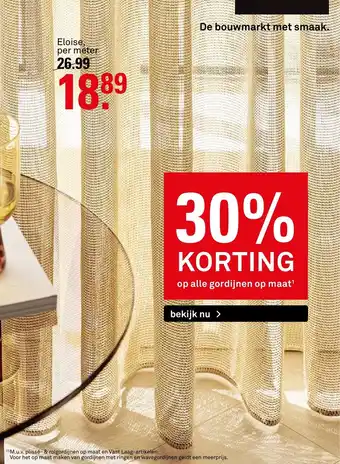 Karwei Gordijn Eloise aanbieding