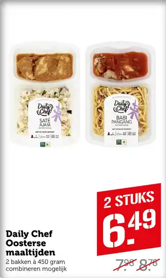 Coop Daily Chef Oosterse maaltijden aanbieding