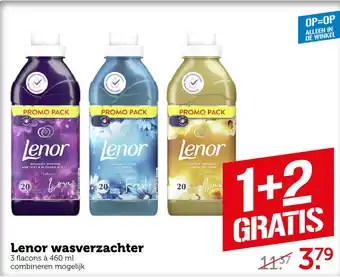 Coop Lenor wasverzachter aanbieding