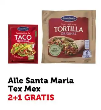 Coop Alle Santa Maria Tex Mex aanbieding