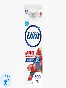 Flink Vifit Drinkyoghurt aardbei 500ml aanbieding