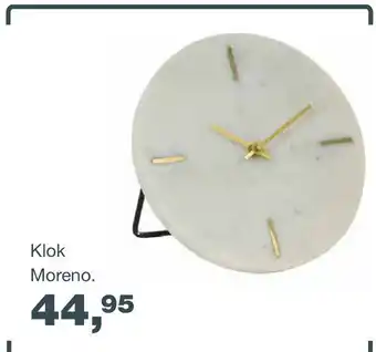 IN.HOUSE Klok Moreno. aanbieding