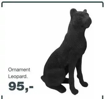 IN.HOUSE Ornament Leopard. aanbieding