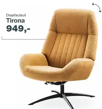 IN.HOUSE Draaifauteuil Tirona aanbieding