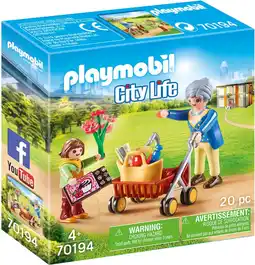 Bol.com PLAYMOBIL City Life Oma met rollator - 70194 aanbieding