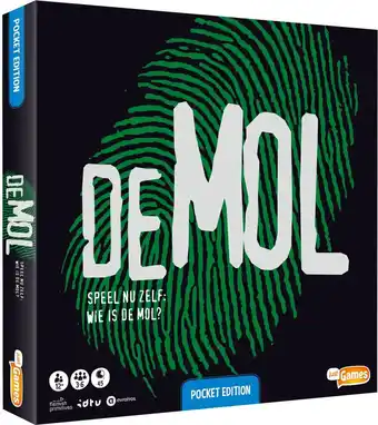 Bol.com Just Games Wie is de Mol? - Pocketspel aanbieding
