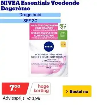 Bol.com NIVEA Essentials Voedende Dagcrème aanbieding