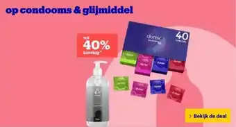 Bol.com op condooms & glijmiddel aanbieding