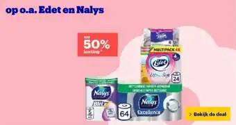 Bol.com op o.a. Edet en Nalys aanbieding