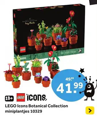 Intertoys LEGO Icons Botanical Collection miniplantjes 10329 aanbieding