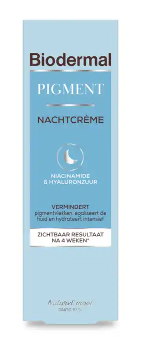 De Online Drogist Biodermal Pigment Nachtcrème met Niacinamide & Hyaluronzuur 50ML aanbieding