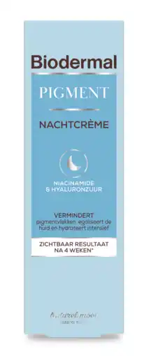 De Online Drogist Biodermal Pigment Nachtcrème met Niacinamide & Hyaluronzuur 50ML aanbieding