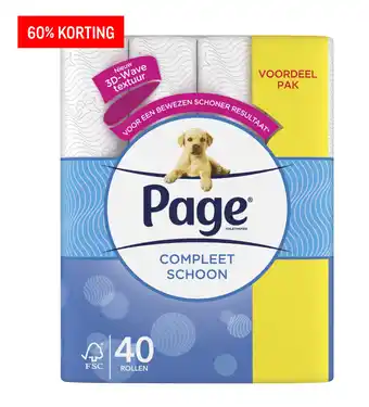 Makro Page toiletpapier 40 rollen aanbieding