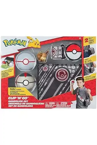 Amazon Pokémon PKW3157 Bandolierset, premierbal, Timerball & Evoli, officiële Pokémon set met figuur aanbieding