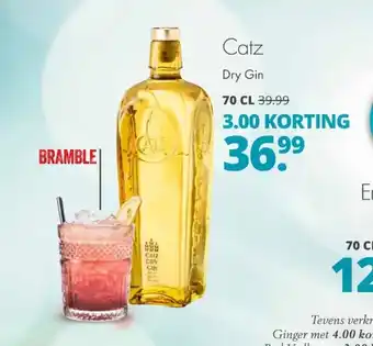 Mitra Catz Dry Gin 70cl aanbieding