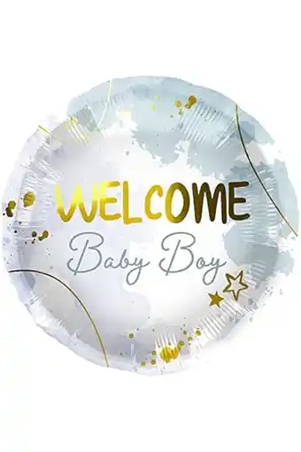 Amazon Folat 67953 Folieballon Welkom Baby Boy Blauw - 45 cm aanbieding