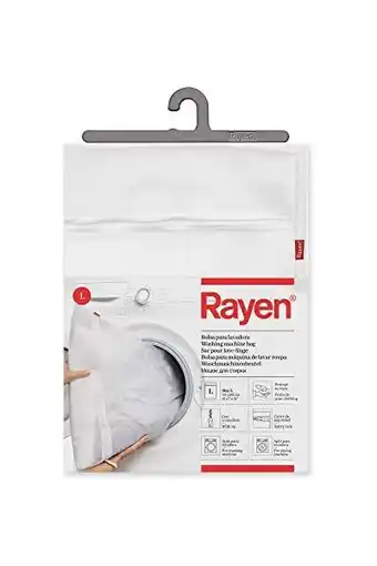 Amazon Rayen Tas beschermt je kleding | met ritssluiting | veiligheidssluiting | voor wasmachine en droger | Maat L: 55 x 80 cm, wit aanbieding