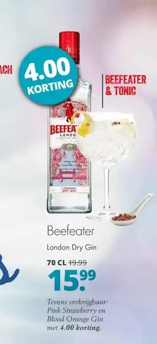 Mitra Beefeater London Dry Gin 70cl aanbieding