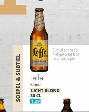 Mitra Leffe Blond 30cl aanbieding