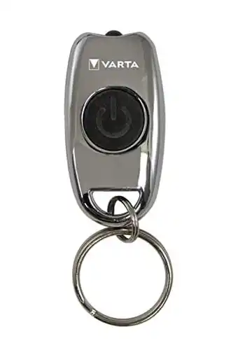 Amazon VARTA 5mm LED Metal Key Chain Light incl. 2x CR2016 knoopcelbatterijen zaklamp sleutelhanger mini-zaklamp handtaslamp flashli aanbieding