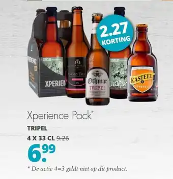 Mitra Xperience Pack Tripel 4 x 33cl aanbieding