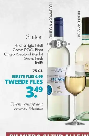 Mitra Sartori 75cl aanbieding