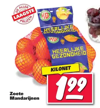 Nettorama Zoete Mandarijnen kilonet aanbieding