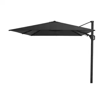 Van der Garde tuinmeubelen Platinum Challenger rechthoek zweefparasol T2 Premium - 3.5 x 2.6 m. - Jet Black aanbieding