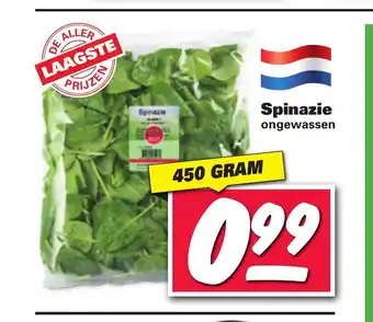 Nettorama Spinazie 450 gram aanbieding