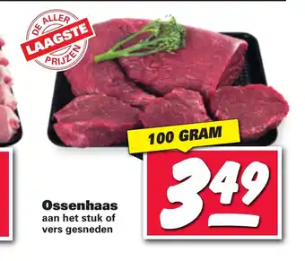 Nettorama Ossenhaas 100 gram aanbieding