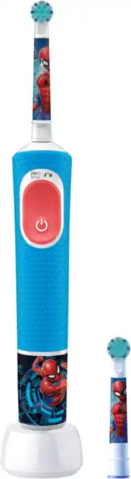 Bol.com Oral-B Pro Kids - Spider-Man - Elektrische Tandenborstel -2 Opzetborstels aanbieding