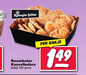 Nettorama Roomboter Kaasvlinders 125 gram per bakje aanbieding