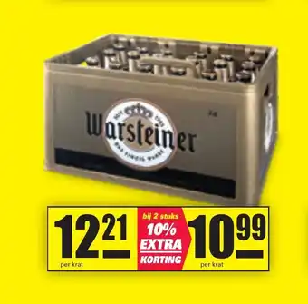 Nettorama Warsteiner per krat aanbieding