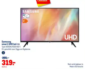 Makro Samsung smart UHD led-tv aanbieding