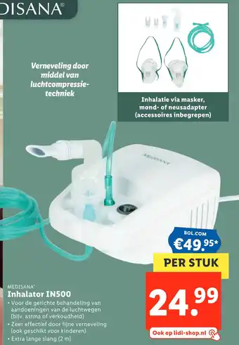 Lidl Inhalator IN500 aanbieding