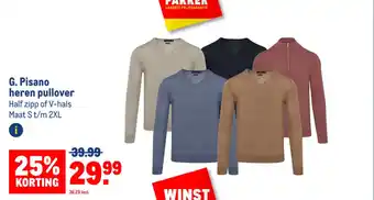 Makro G. Pisano heren pullover aanbieding