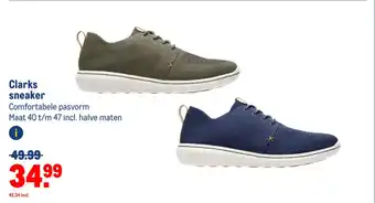Makro Clarks sneaker aanbieding
