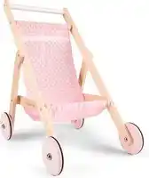 Bol.com New Classic Toys Houten Speelgoed Poppenwagen - Duwhoogte 51 centimeter aanbieding